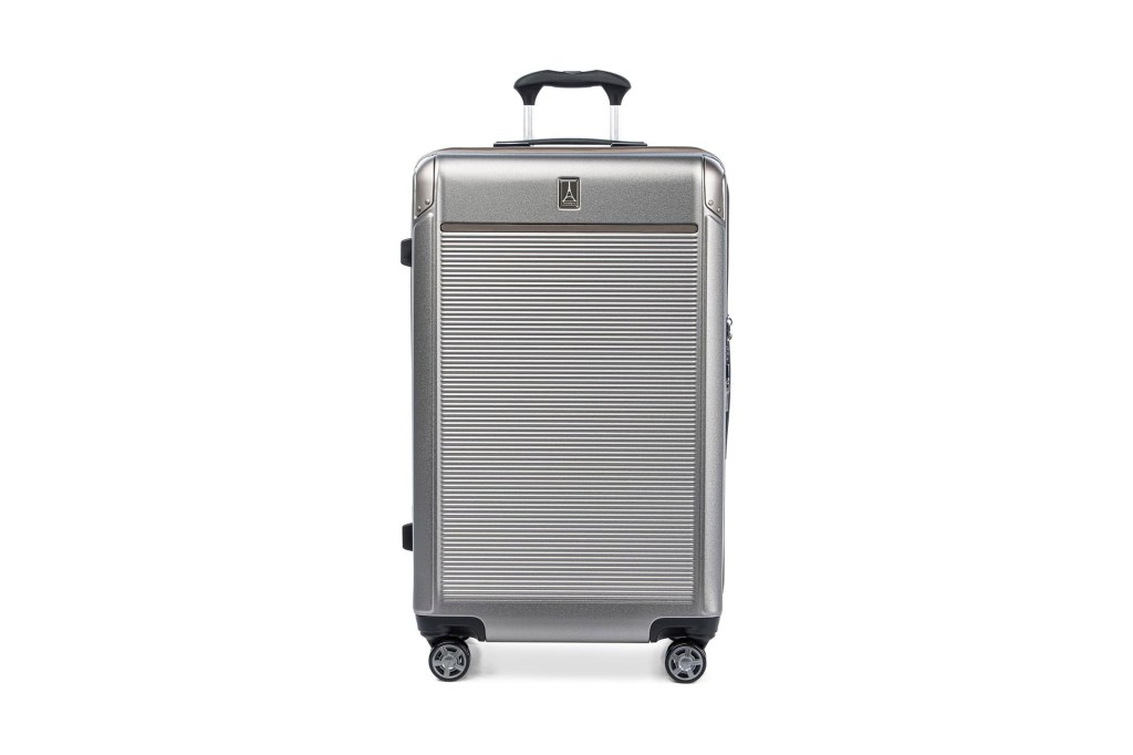Silver suitcase