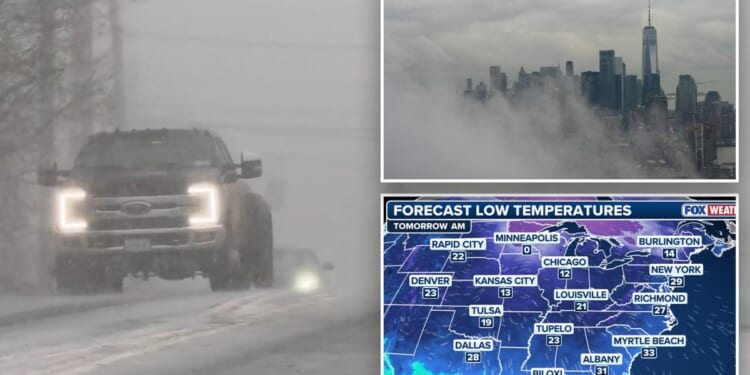 Eastern US braces for arctic plunge after record-setting heat last week