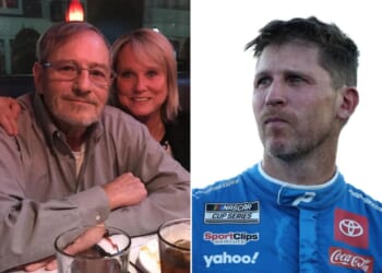 Denny Hamlin speaks out on father's death in massive fire