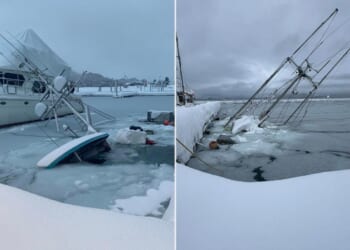 Heavy snow and extreme weather cause sunken vessels and avalanche risk in Alaska