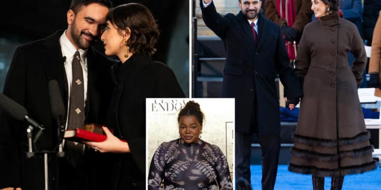 Zohran Mamdani and wife Rama Duwaji dressed for inauguration by 'anti-Israel' stylist