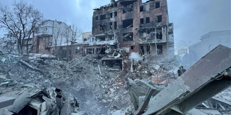 Russian Strike On Ukraine’s Kharkiv Kills Two, Injures 25; Moscow Denies Attack Took Place