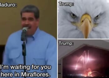 Trump posts triumphant video mocking Maduro after his early morning capture in Caracas