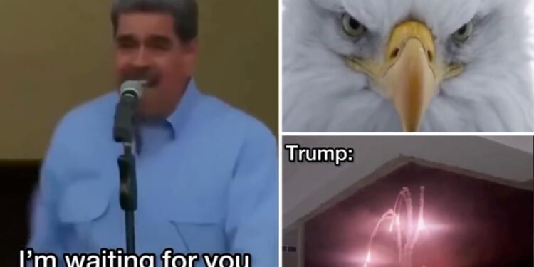 Trump posts triumphant video mocking Maduro after his early morning capture in Caracas
