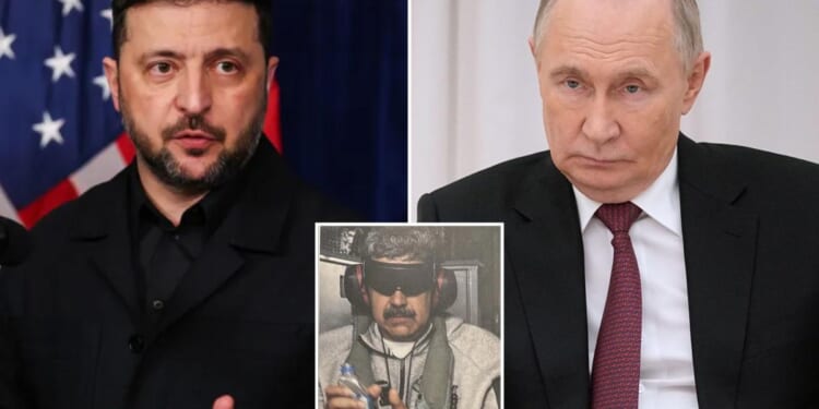 Zelensky calls for US to take down Putin following capture of Venezuela dictator Nicolás Maduro