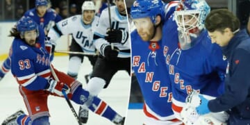 Rangers fall to Mammoth in OT, lose Igor Shesterkin to injury
