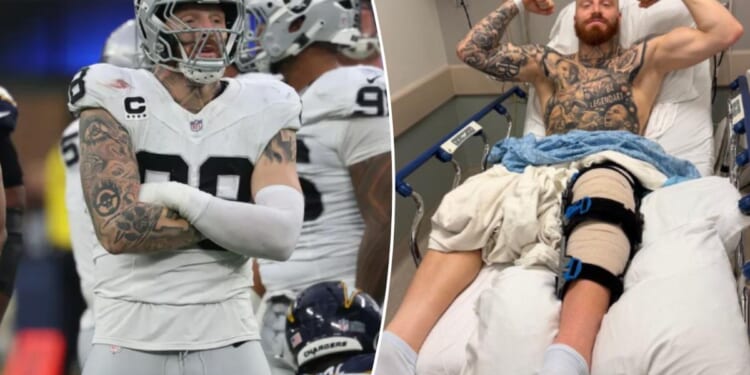 Maxx Crosby undergoes knee surgery after messy end toRaiders season