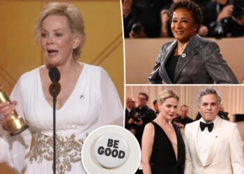 Mark Ruffalo, Wanda Sykes, Jean Smart make anti-ICE statement at 2026 Golden Globes