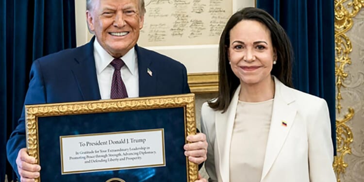 Venezuelan opposition leader María Corina Machado reveals why she gave Trump her Nobel Peace Prize medal