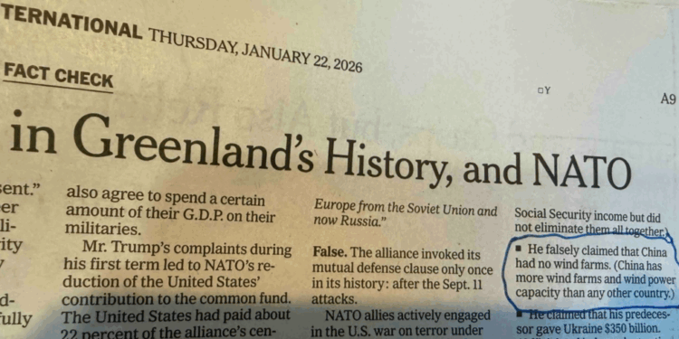 New York Times Fact-Checker Needs a Fact-Check