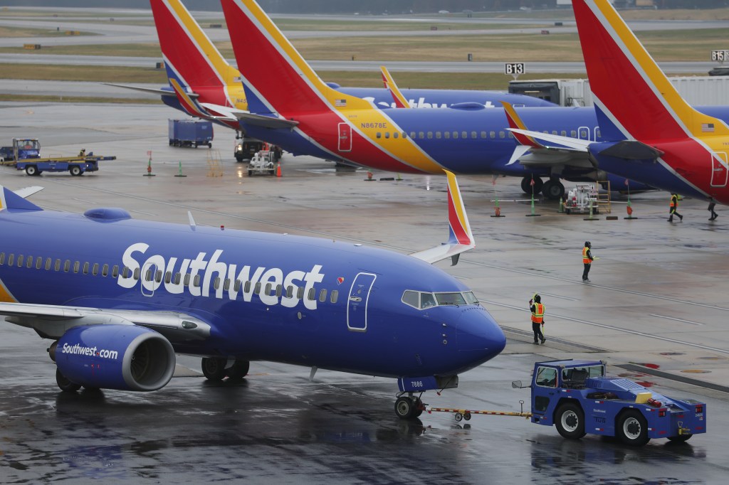 Southwest planes.