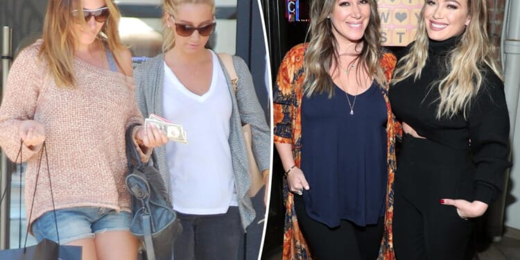 Ashley Tisdale hangs out with Hilary Duff's estranged sister, Haylie, amid 'toxic' mom group drama