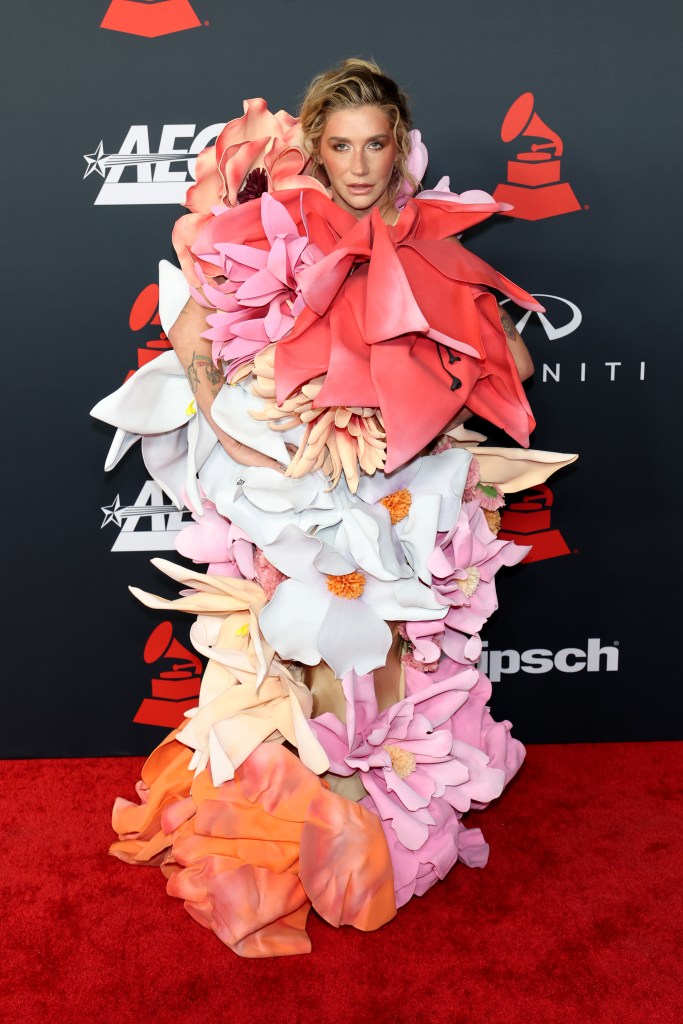 Kesha attends the 2026 MusiCares Person of the Year Gala