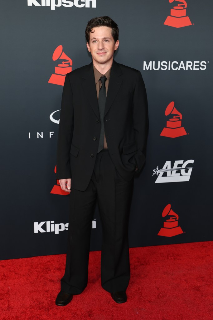 Charlie Puth attends the 2026 MusiCares Person of the Year Gala