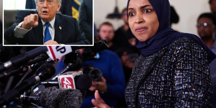 Trump calls for 'Scammer' Rep. Omar to be jailed or deported back to Somalia
