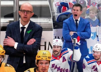 Rangers, Penguins veering down drastically different paths after coach swap