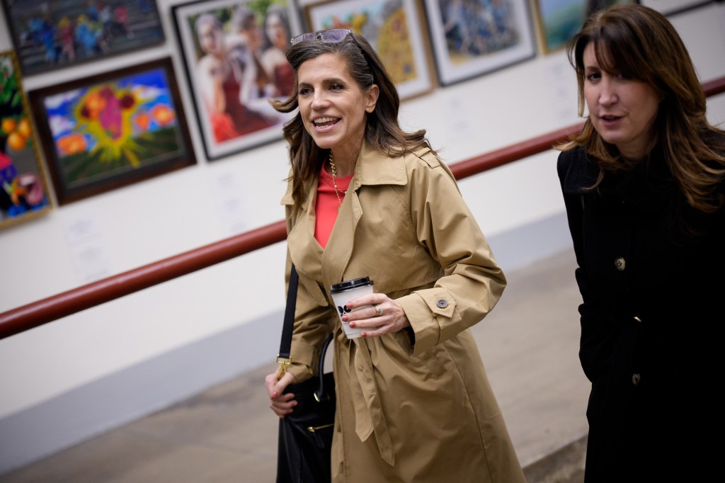 Rep. Nancy Mace arriving at the U.S. Capitol Building.