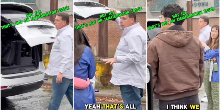 Minneapolis Protesters Force Random White Guy To Prove He’s Not ICE