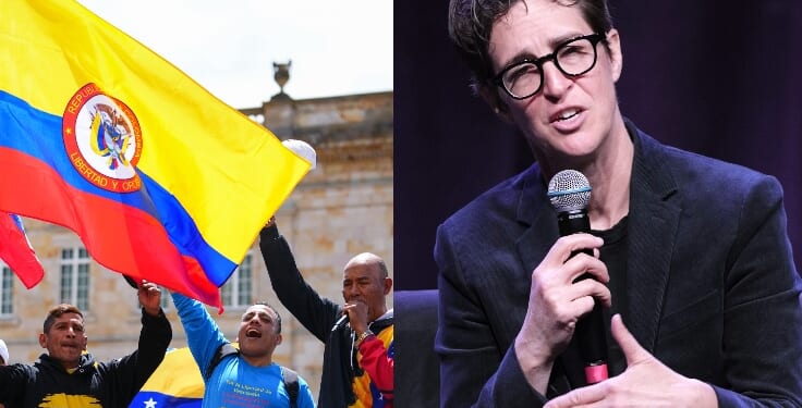 Rachel Maddow Works on a Weekend