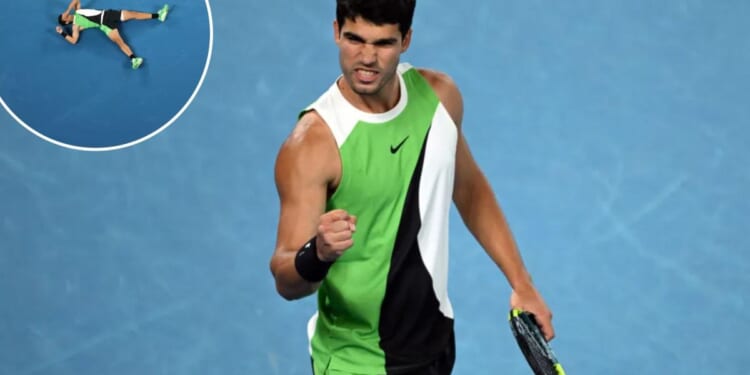 Carlos Alcaraz beats Novak Djokovic to win Australian Open, completing career Grand Slam