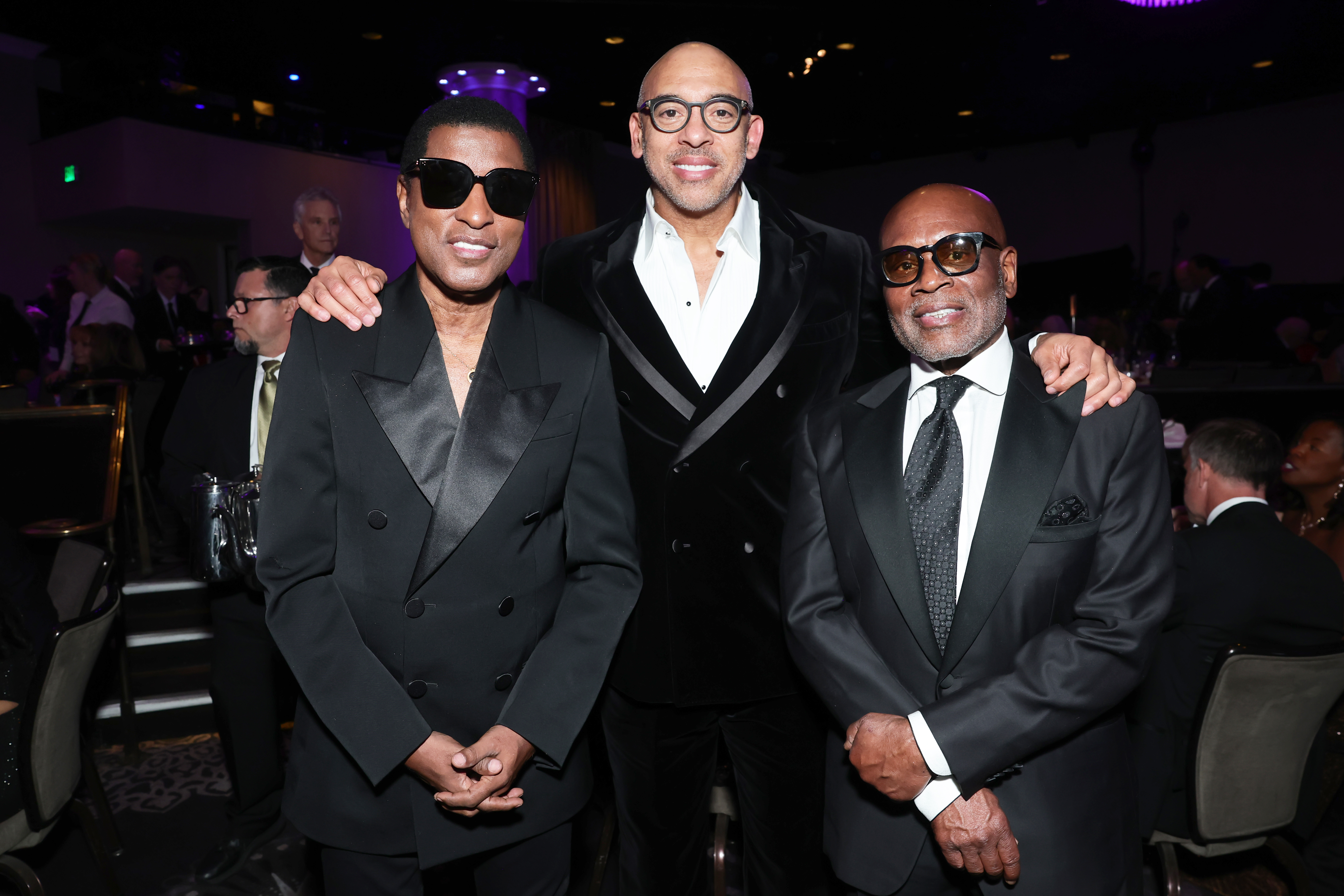 Babyface, Harvey Mason jr., CEO, the Recording Academy and L.A. Reid attends the 68th GRAMMY Awards Pre-GRAMMY Gala 