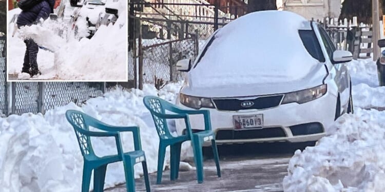 Snowstorm parking starts violent feuds in Northeast cities