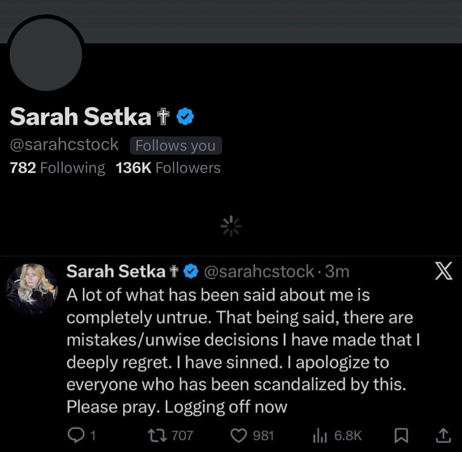 Credit: @sarahcstock/X.com