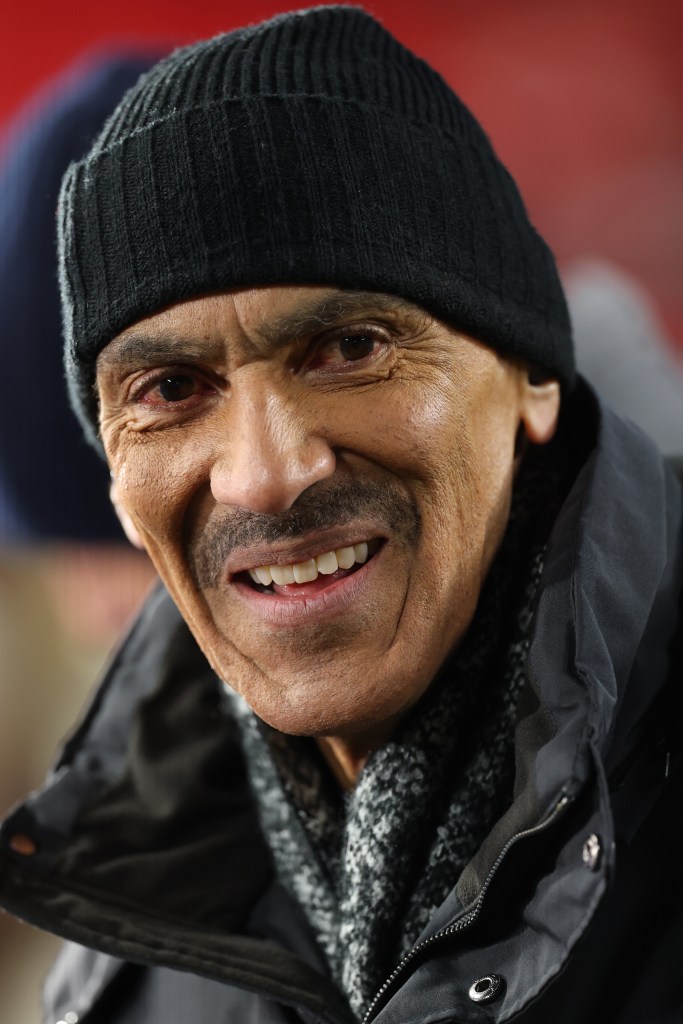 Former professional football coach Tony Dungy looks on before the game between the Kansas City Chiefs and the Houston Texans at Arrowhead Stadium on December 07, 2025 in Kansas City, Missouri.