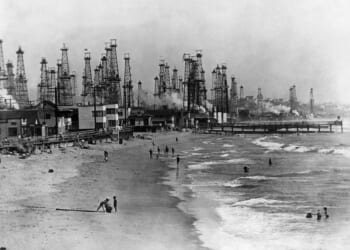 Iconic LA beach used to be overrun with oil derricks — can you guess where it is?