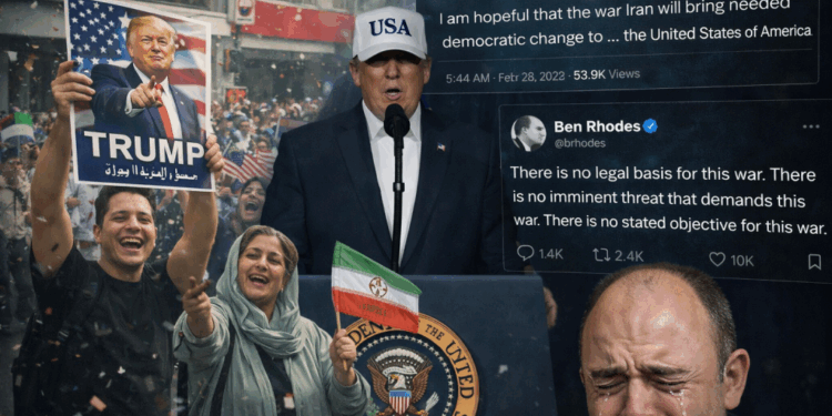 Iranian Civilians Cheer, American Leftists Shriek as Trump Strikes Iran