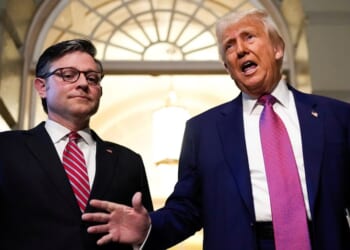 Trump, Johnson wrangle GOP votes to end shutdown