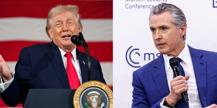 Trump Taunts Newsom With 2028 Suggestion After Viral SAT Comment