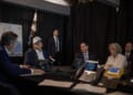War Room Pictures Show Trump Unleashing ‘Operation Epic Fury’ From Mar-A-Lago Situation Room