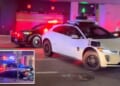 Video shows self-driving Waymo car blocking emergency vehicles during deadly Austin shooting