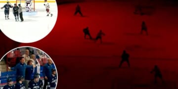 UConn-UMass stopped during OT scoring chance after lights turn off