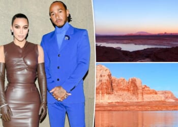 Kim Kardashian and Lewis Hamilton share epic photos from romantic Lake Powell trip