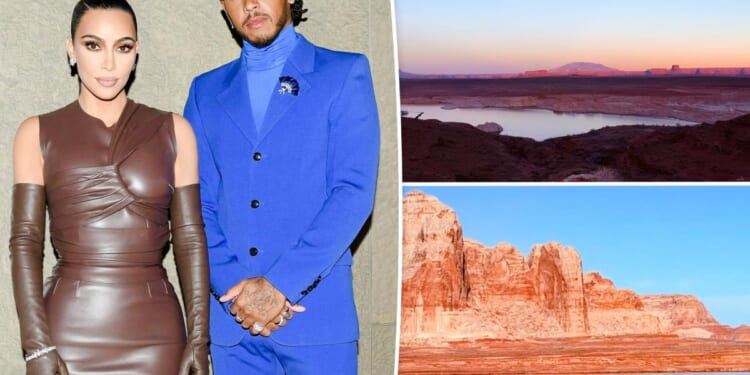 Kim Kardashian and Lewis Hamilton share epic photos from romantic Lake Powell trip
