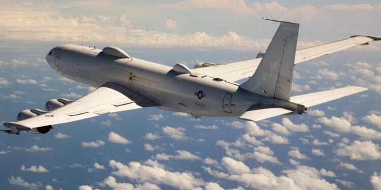 'Doomsday' plane seen flying low over California