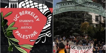 UC Berkeley Allows SJP Chapter To Display Symbol Hamas Uses To Mark Israeli Targets