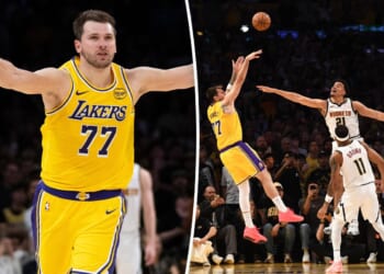 Luka Dončić delivers game winner for Lakers before road trip