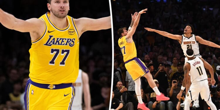 Luka Dončić delivers game winner for Lakers before road trip