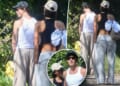 Shawn Mendes answers nature's call in public while on walk with girlfriend Bruna Marquezine