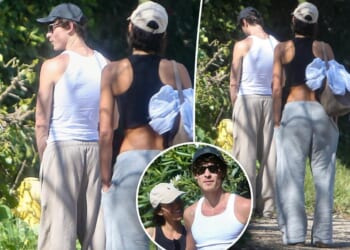 Shawn Mendes answers nature's call in public while on walk with girlfriend Bruna Marquezine