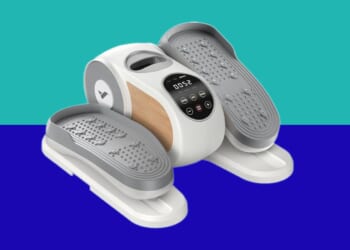 Sick of clunky gym gear? This sleek under-desk elliptical is $99