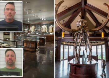 Bay Area pals smash 10,000-year-old mammoth tusk in museum