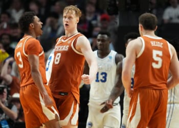 Texas knocks off BYU with upset win in first round of March Madness