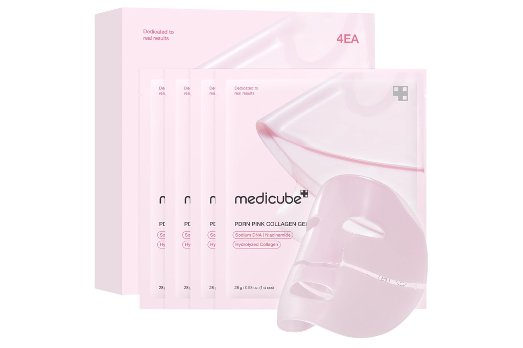 medicube PDRN Pink Collagen Jelly Gel Mask (4-Pack)