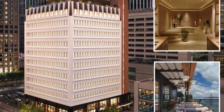 San Francisco downtown gets new 'office resort' -- complete with spa, golf to beg workers back