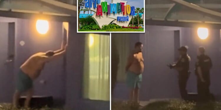 Drunk Disney guest arrested after banging on wrong hotel door in wild viral meltdown: video