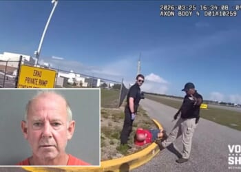 Florida man confesses to getting high and drunk after crashing Mustang through airport gate, trying to board planes: wild video